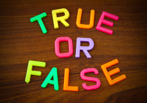 True or False Colorful