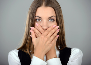 woman trying to prevent gum disease